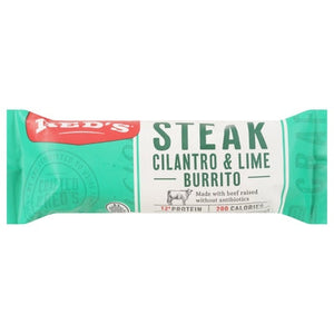 Reds Burrito Steak Cilantro & Lime 12/4.5 oz [UNFI #3047503 ] [ebt]