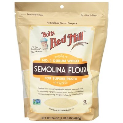 Bobs Red Mill Semolina Flour 4/24 OZ [UNFI #2597326] [ebt]