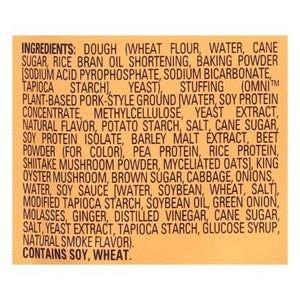 Omni Foods Plant Based Teriyaki Bao Buns 6/7.05 OZ [UNFI  #3002342]