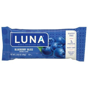 Luna Nutrition Bar Blueberry Bliss Whole 15/1.69 OZ [UNFI #787275] [ebt]