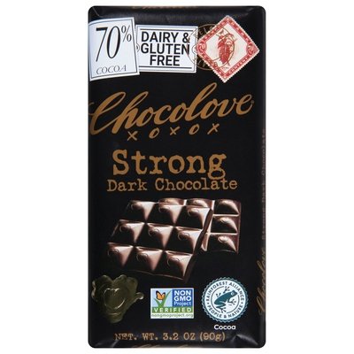 Chocolove Dark Chocolate Strong 12/3.2 OZ [UNFI #526327] [ebt] T