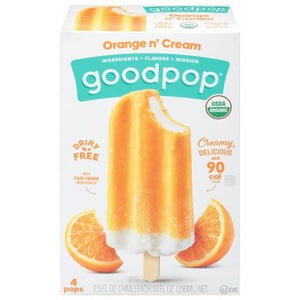 Gpop Orange N Cream 4Pk 8/4/2.5OZ [UNFI  #2063162]
