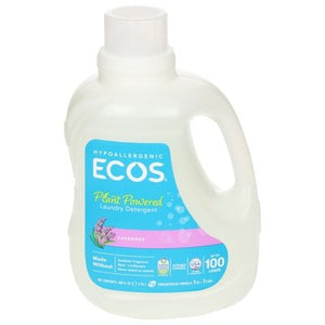 Ecos Laundry Detergent Plant Powered Lavender 4/100 OZ [UNFI #0285346] T