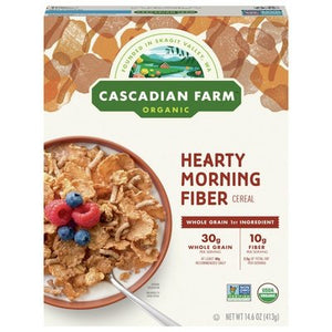 Cascadian Farm Cereal Organic Heart Morning Fiber 10/14.6 OZ [UNFI #1236074] [ebt]