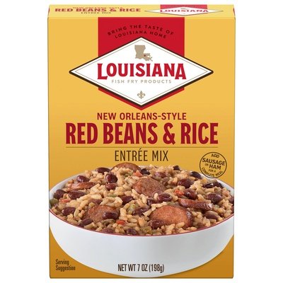 Louisiana Fish Fry Entree Mix Red Beans & Rice New Orleans-Style 6/7 OZ [UNFI #2833556] [ebt]