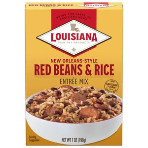 Louisiana Fish Fry Entree Mix Red Beans & Rice New Orleans-Style 6/7 OZ [UNFI #2833556] [ebt]
