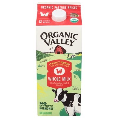 Organic Valley Milk Whole 6/64 OZ [UNFI #0644781] [ebt] T