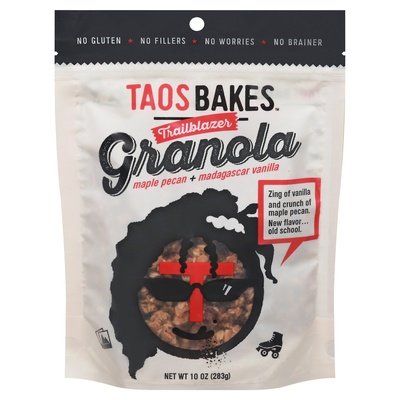 Taos Bakes Granola Maple Pecan + Madagascar Vanilla Trailblazer 6/10 OZ [UNFI #2677037] [ebt]