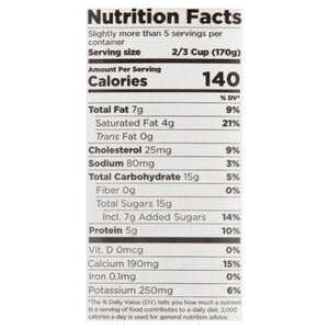 Maple Hill Creamery Yogurt Whole Milk Cream On Top Organic Vanilla 6/32 OZ [UNFI #1646405] [ebt]