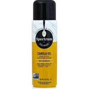 Spectrum Naturals Cooking Spray Non-Stick Canola Oil 6/6 OZ [UNFI #0551861] [ebt]
