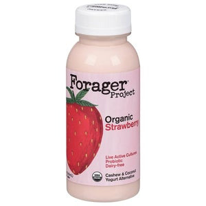 Forager Project Yogurt Alternative Cashew & Coconut Dairy-Free Organic Strawberry Probiotic 6/8 OZ [UNFI #2538098] [ebt] T