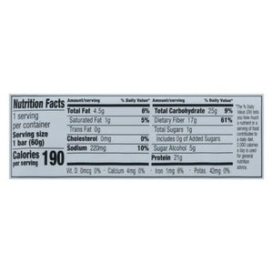 No Cow Protein Bar Peanut Butter Chocolate Chip 12/2.12OZ [UNFI #1769637] [ebt]
