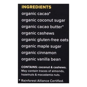 Evolved Chocolate Bar Organic Filled Oatmeal Cookie Dough 8/2.5 OZ [UNFI #2521599] [ebt] T