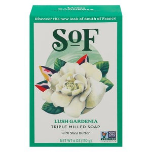 South Of France Soap Triple Milled Lush Gardenia 1/6 OZ [UNFI #1705938] T