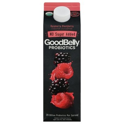 Good Belly Juice Drink Raspberry Blackberry 6/32 OZ [UNFI #2402618] [ebt] T