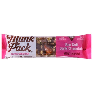 Munk Pack Nut & Seed Bar Sea Salt Dark Chocolate Flavored 12/1.23 OZ [UNFI #2498491] [ebt]