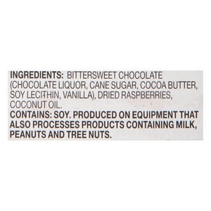 Endangered Species Chocolate Dark Chocolate Raspberries 72% Cocoa 12/3 OZ [UNFI #105627] [ebt] T