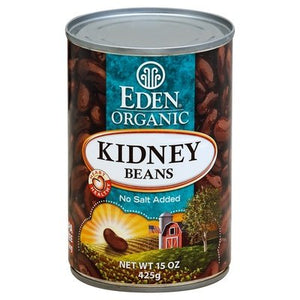 Eden Foods Kidney Beans No Salt Added 12/15 OZ [UNFI #0258806] [ebt]