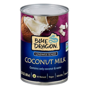 Blue Dragon Coconut Milk Unsweetened 12/13.5 Z [UNFI #2635415] [ebt]