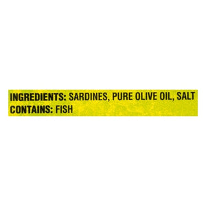 Crown Prince Sardines In Pure Olive Oil Skinless & Boneless 12/3.75OZ [UNFI #0656348] [ebt]