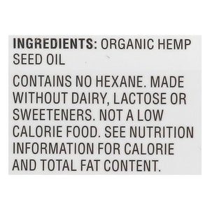 Nutiva Hemp Seed Oil Cold Pressed Organic 16 OZ [UNFI #3023421] [ebt]