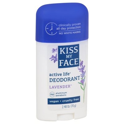 Kiss My Face Deodorant Lavender 2.48 OZ [UNFI #0587675] T