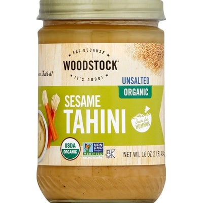 Woodstock Sesame Tahini Organic Unsalted Og2 12/16 oz [UNFI #0101170 ] [ebt]
