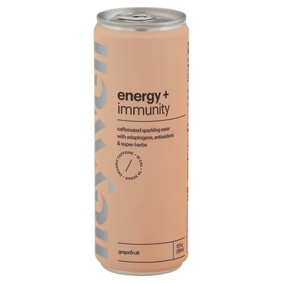 Heywell Sparkling Water Energy + Immunity Grapefruit 12/12 OZ [UNFI #2849917] [ebt] T