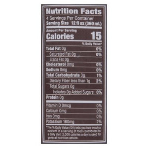 Califia Farms Coffee Black Cold Brew Medium Roast Unsweetened 6/48 OZ [UNFI #2085892] [ebt] T