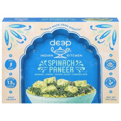 Deep Palak Paneer Vegatarian Gf 12/9 OZ [UNFI  #2498582]