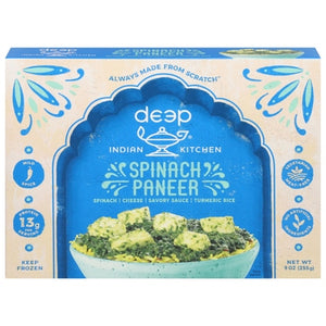 Deep Spinach Paneer Mild Spice Indian Kitchen 12/9 OZ  [UNFI #3004785]