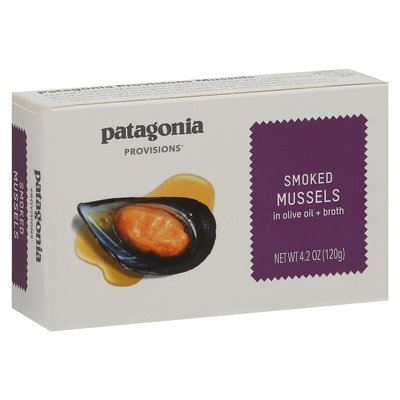 Patagonia Provisions Smoked Mussels In Olive Oil + Broth 10/4.2 OZ [UNFI #2474666] [ebt]
