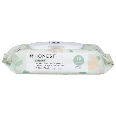 The Honest Co Wipes Clean Conscious 60 CT [UNFI #2924538] T