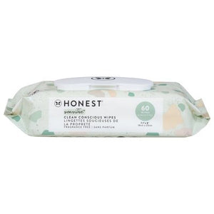 The Honest Co Wipes Clean Conscious 60 CT [UNFI #2924538] T