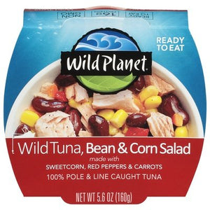 Wild Planet Salad Wild Tuna Bean & Corn 9/5.6 OZ [UNFI #2703460] [ebt]