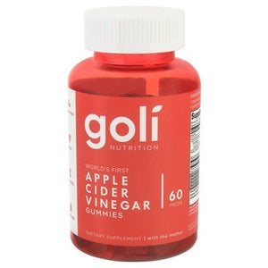 Goli Nutrition Apple Cider Vinegar Gummies 60 CT [UNFI #2615698] T