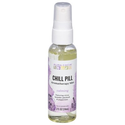 Aura Cacia Aromatherapy Mist Calming Chill Pill 2 OZ [UNFI #1115377] T