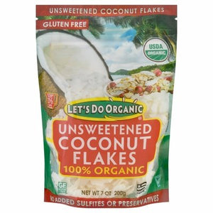 Lets Do Organic Coconut Flakes Unsweetened 12/7 OZ [UNFI #0561654] [ebt]