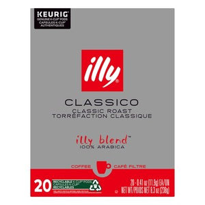 Illy Caffe Coffee Classic Roast Classico K-Cup Pods 4/20 CT [UNFI #2958825] [ebt]