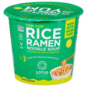 Lotus Foods Rice Ramen Tom Yum Mild 6/2 OZ [UNFI #2292522] [ebt]