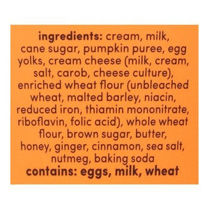 Van Leeuwen Ice Cream Pumpkin Cheesecake 8/14 OZ [UNFI  #2453702]