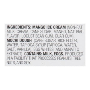 Bubbies Mochi Icrm Mango 8/7.5 OZ [UNFI  #2211027]