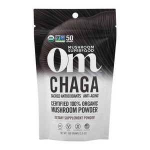 Om Mushroom Powder Organic Chaga 3.5 OZ [UNFI #2383073] T