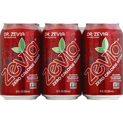Zevia Soda Zero Calorie Dr. Zevia 4/6/12 OZ [UNFI #2980506] [ebt] T