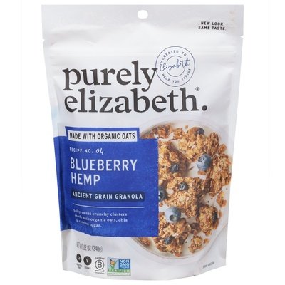 Purely Elizabeth Granola Ancient Grain Blueberry Hemp 6/12 OZ [UNFI #1144369] [ebt]