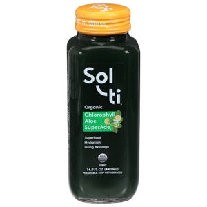 Sol-Ti Living Beverage Organic Chlorophyll Aloe SuperAde 6/14.9 OZ [UNFI #2712644] [ebt] T