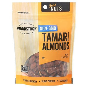 Woodstock Almonds Tamari 8/7.5 OZ [UNFI #1081983] [ebt]