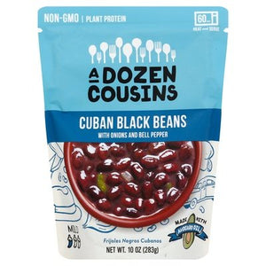 A Dozen Cousins Cuban Black Beans Mild 6/10 OZ [UNFI #2370609] [ebt]