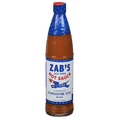Zabs Hot Sauce St. Augustine Style Slow Burn 12/6 OZ [UNFI #3085719] [ebt]