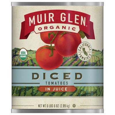 Muir Glen Tomatoes Organic Diced 6/102 OZ [UNFI #0307165] [ebt]